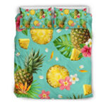 Blaue Aloha Ananas Kinderbettwäsche – Bettwäsche