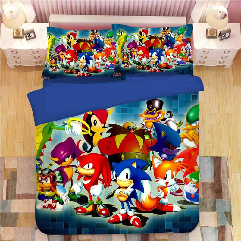 Sonic The Hedgehog Spiel 4 Kinderbettwäsche - Bettwäsche