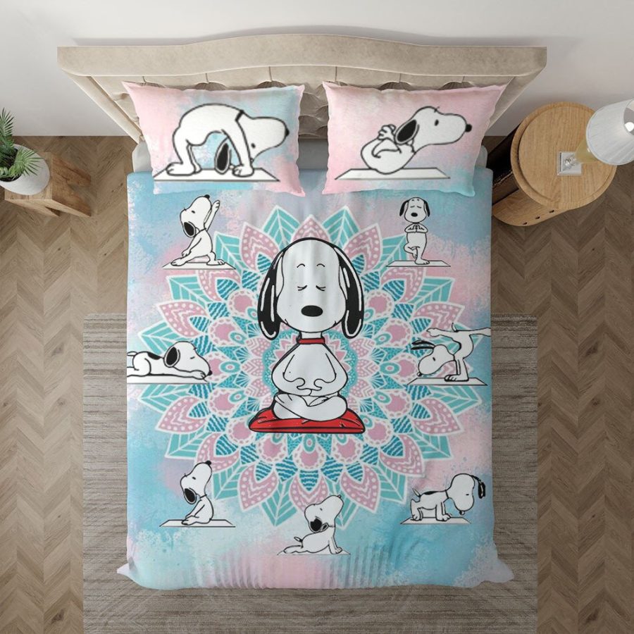 Snoopy The Peanuts Yoga Snoopy Kinderbettwäsche - Bettwäsche – Bild 3