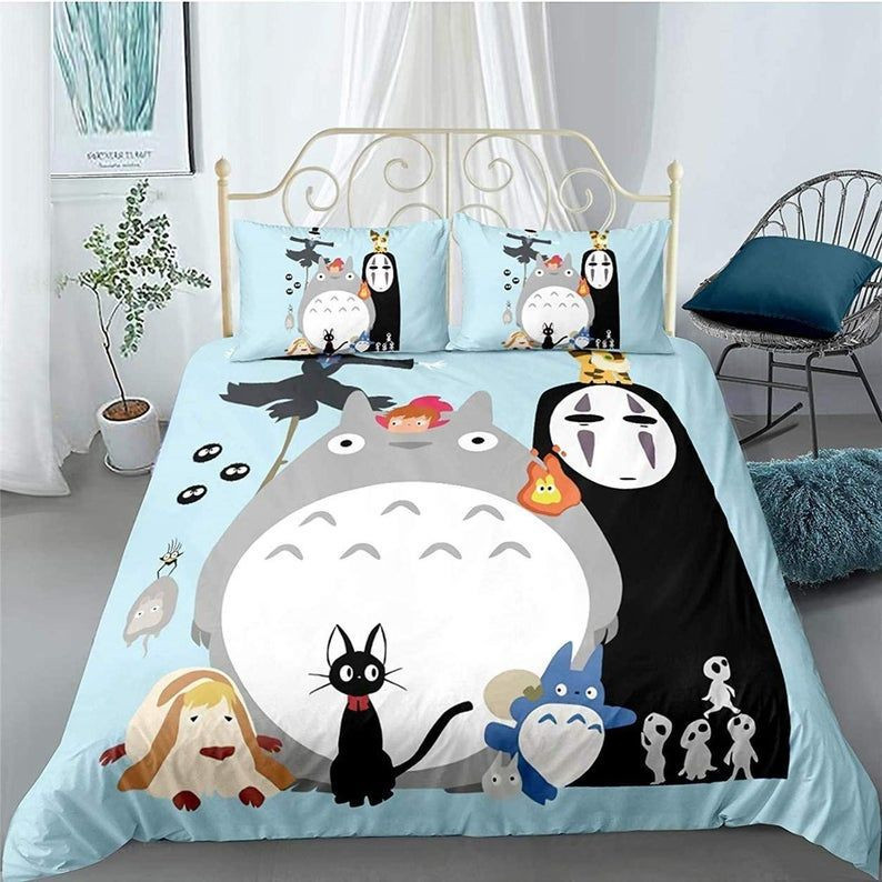 Anime Mein Nachbar Totoro 3 Kinderbettwäsche - Bettwäsche