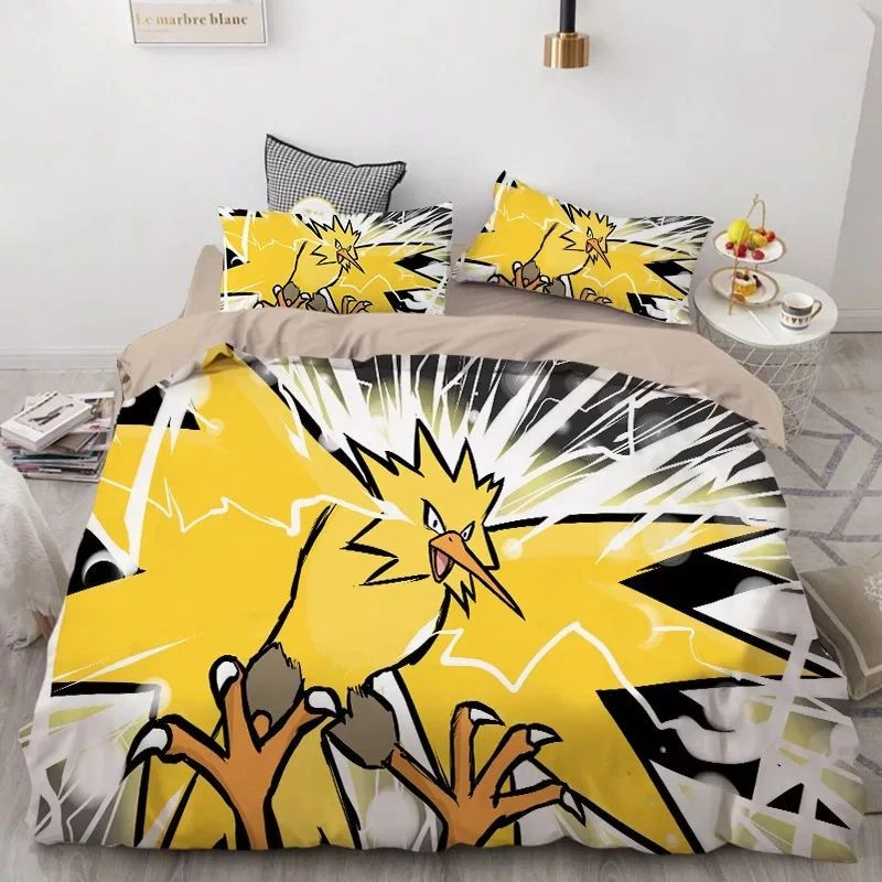 Pokémon Pikachu 3 Kinderbettwäsche - Bettwäsche