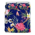 Aquarell Tropical Blume Kinderbettwäsche – Bettwäsche