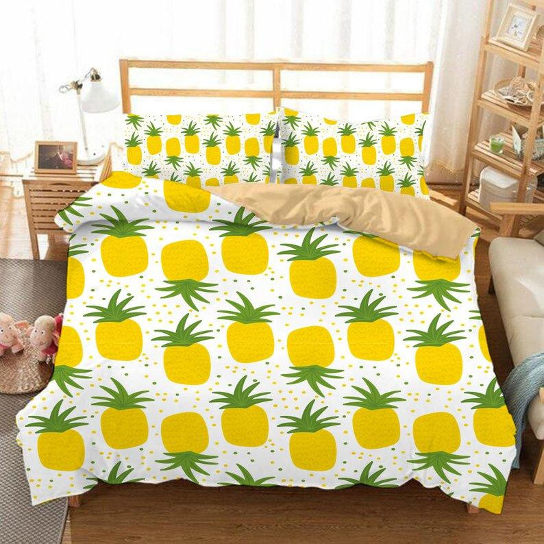 Ananas 5 Kinderbettwäsche - Bettwäsche