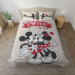 Micky Maus und Minnie Maus Disney Kinderbettwäsche – Bettwäsche
