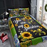 Schildkröte Sonnenblume, du bist mein Sonnenschein Kinderbettwäsche – Bettwäsche