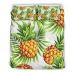 Weiße Tropical Ananas Kinderbettwäsche – Bettwäsche