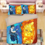 Naruto Uzumaki Naruto und Sasuke Kinderbettwäsche – Bettwäsche