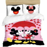 Disney Micky Ihr König Seine Königin Micky Maus Minnie Maus 3 7 Kinderbettwäsche – Bettwäsche
