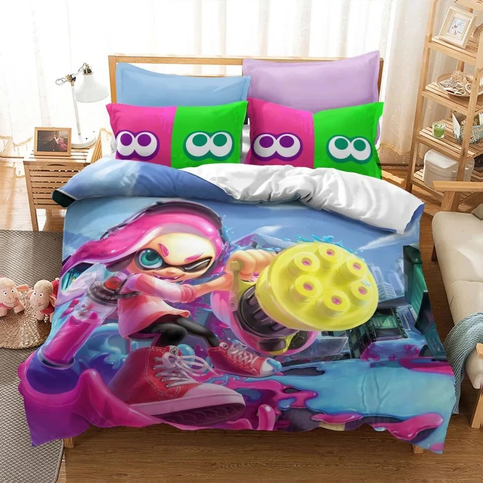 Splatoon 27 Kinderbettwäsche - Bettwäsche