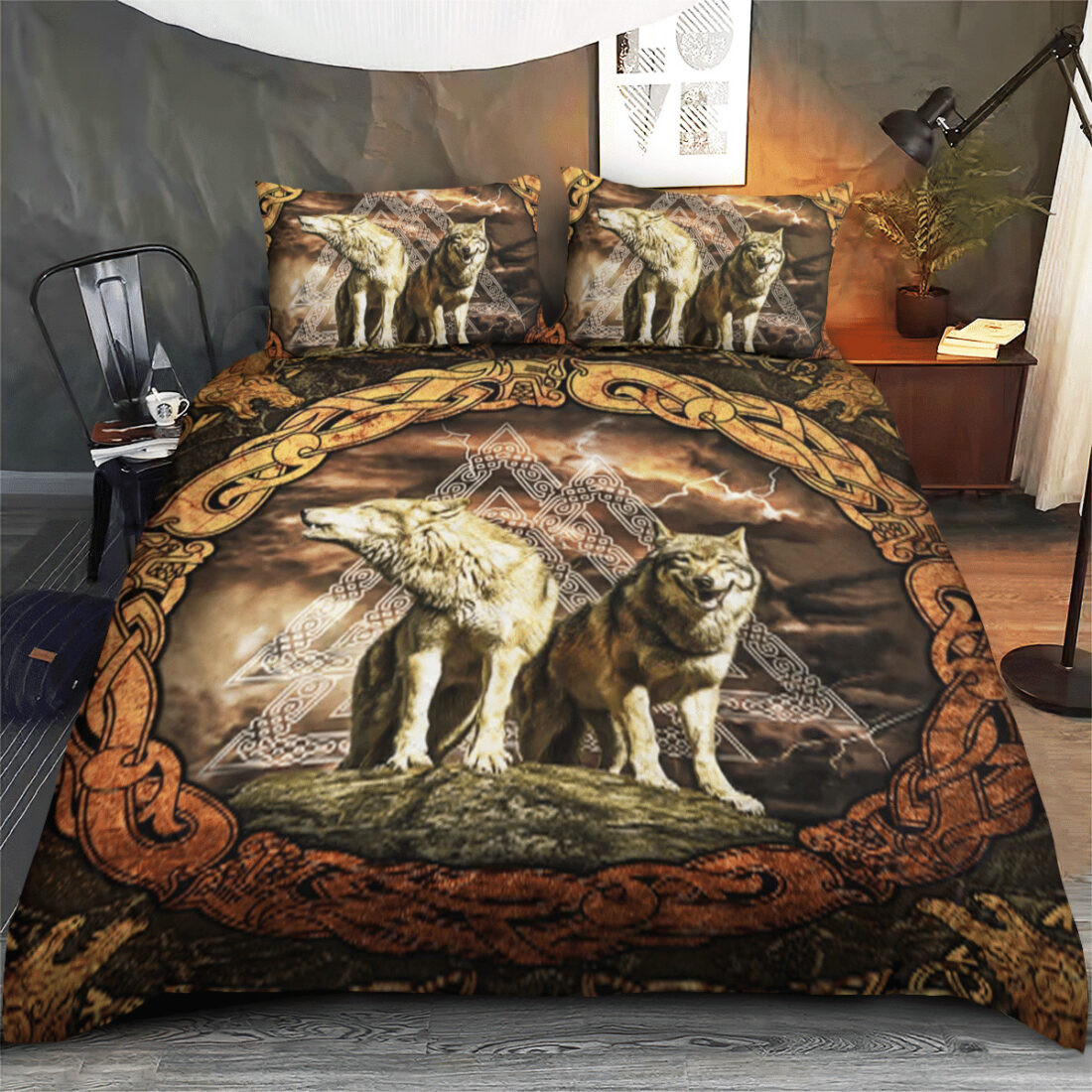 Viking Wolf Kinderbettwäsche - Bettwäsche