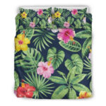 Tropical Hibiskusblüten Kinderbettwäsche – Bettwäsche