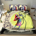 Jack Sally Skellington Art Ich liebe dich bis zum Mond und zurück Nightmare Before Christmas Kinderbettwäsche – Bettwäsche