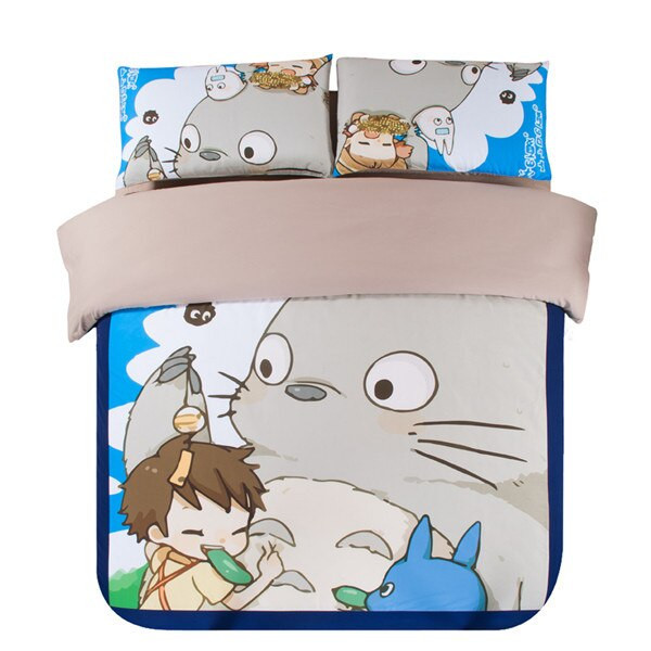 Totoro 02 Kinderbettwäsche - Bettwäsche