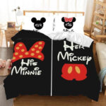 Disney Micky Ihr König Seine Königin Micky Maus Minnie Maus 2 7 Kinderbettwäsche – Bettwäsche