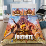 Battle Royale Fortnite Gamer Alle Charaktere 01 Kinderbettwäsche – Bettwäsche