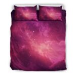 Lila Nebel Wolke Galaxy Space Kinderbettwäsche – Bettwäsche