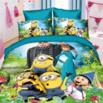 Cartoon Kinder Minions Kinderbettwäsche – Bettwäsche