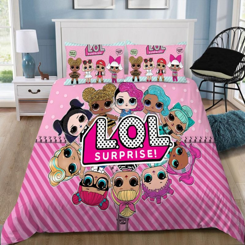 Baby Mädchen LOL Surprise 18 Kinderbettwäsche - Bettwäsche