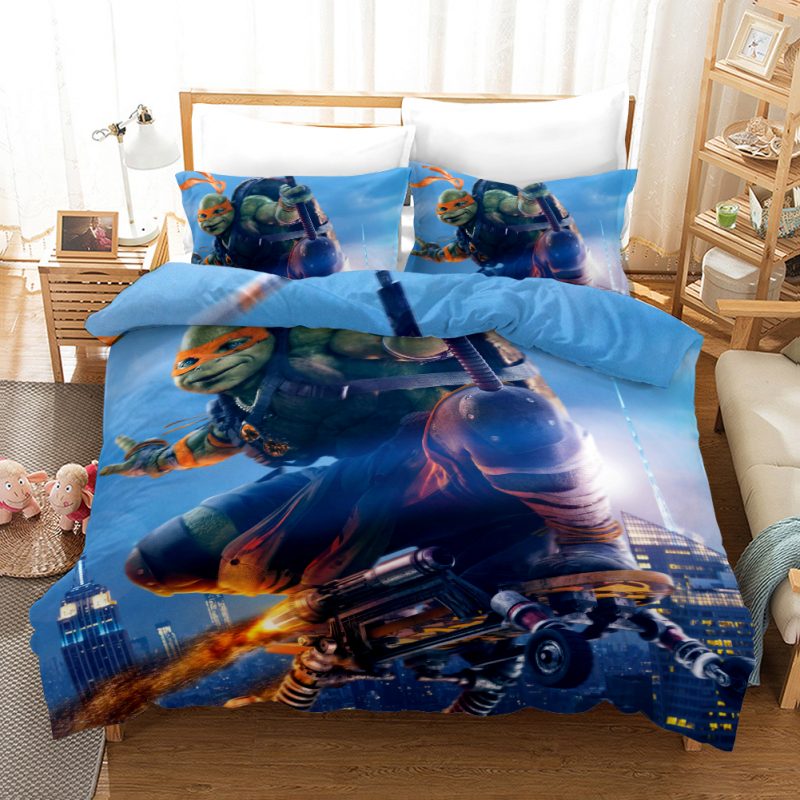 Teenage Mutant Ninja Turtles 8 Kinderbettwäsche - Bettwäsche