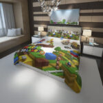 Mario Bros. Super Mario Kinderbettwäsche – Bettwäsche