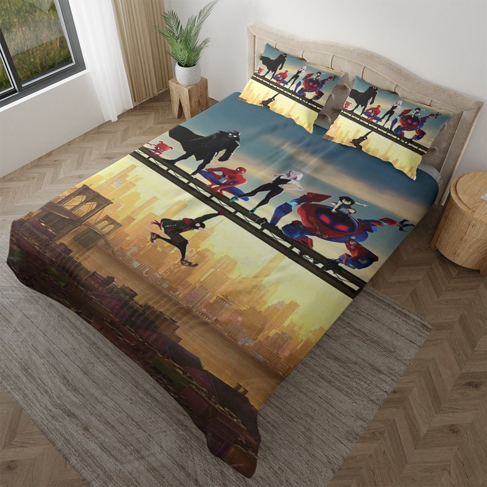 Spider Man Into The Spider Verse 03 Kinderbettwäsche - Bettwäsche