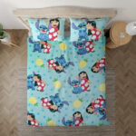 Lilo und Stitch Tropical Blumen Kinderbettwäsche – Bettwäsche