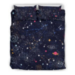 Sternzeichen Sternzeichen Galaxy Space Kinderbettwäsche – Bettwäsche
