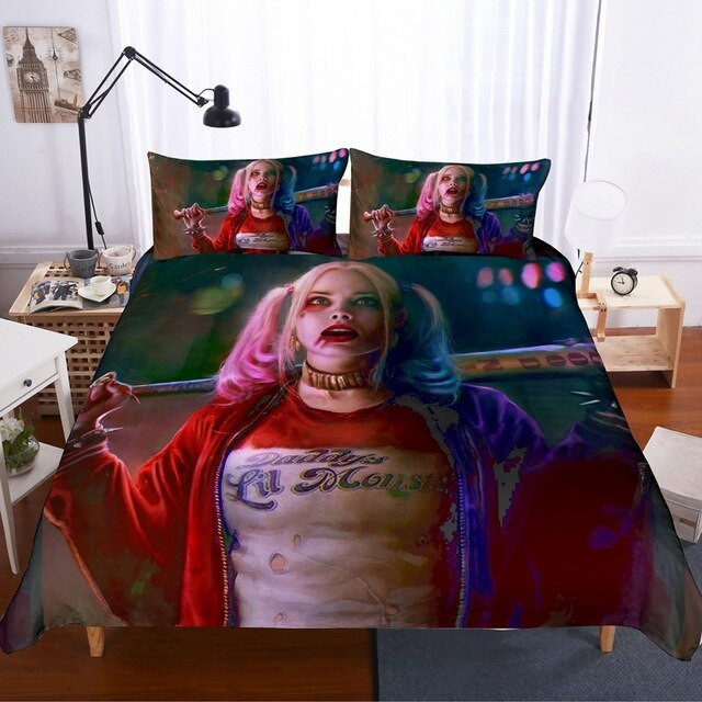 Harley Quinn Joker Selbstmordkommando 225 Kinderbettwäsche - Bettwäsche