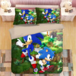 Sonic the Hedgehog Spiel 1 Kinderbettwäsche – Bettwäsche