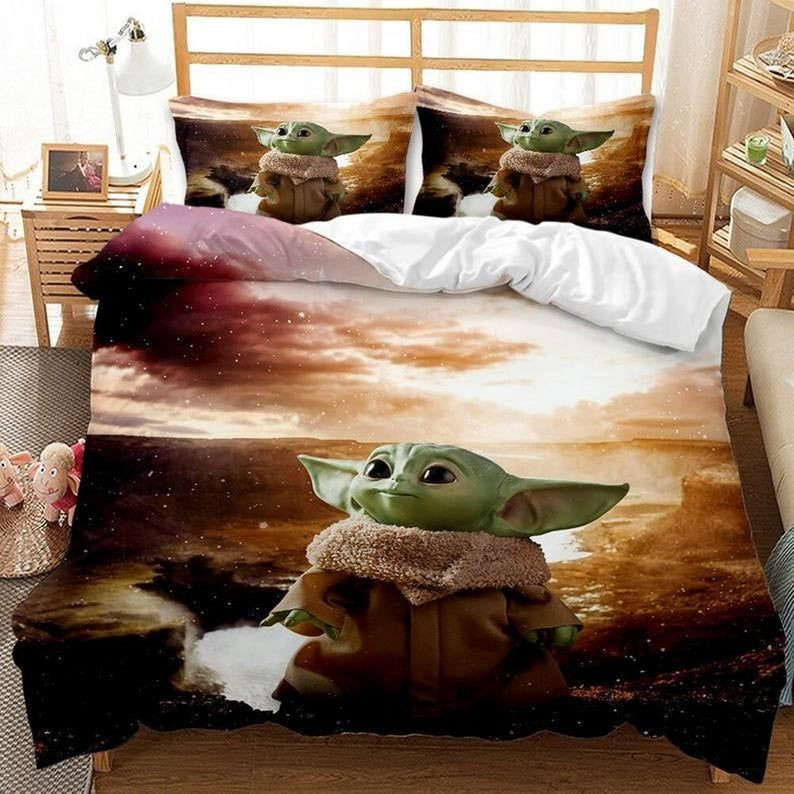 Baby Yoda Star Wars Kinderbettwäsche - Bettwäsche