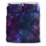 Blauer lila kosmischer Galaxienraum Kinderbettwäsche – Bettwäsche