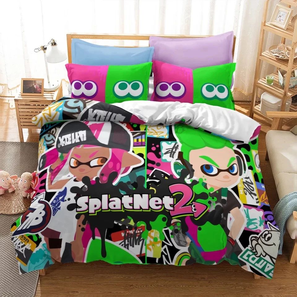 Splatoon 35 Kinderbettwäsche - Bettwäsche