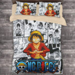 Komisches One Piece 3 Kinderbettwäsche – Bettwäsche