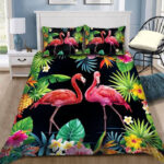 Flamingo Tropical Blumen Kinderbettwäsche – Bettwäsche