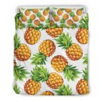 Weiße Sommer ananas Kinderbettwäsche – Bettwäsche