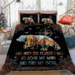 Bear Hippie And In The Forest I Go To Lose My Mind And Find My Soul Cover Kinderbettwäsche – Bettwäsche