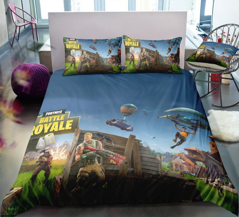 Battle Royale Fortnite Gamer 5 Kinderbettwäsche - Bettwäsche