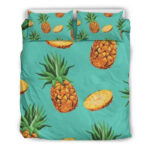 Pastell Türkis Ananas Kinderbettwäsche – Bettwäsche