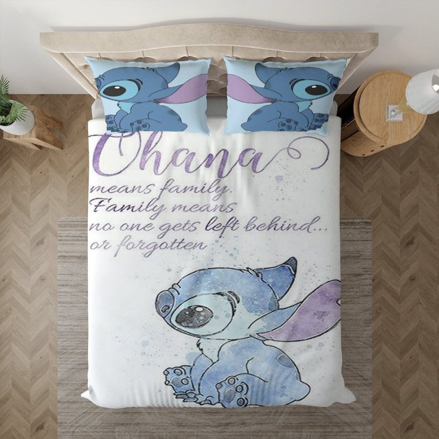 Lilo und Stitch Ohana bedeutet Familie Familie Kinderbettwäsche - Bettwäsche – Bild 3
