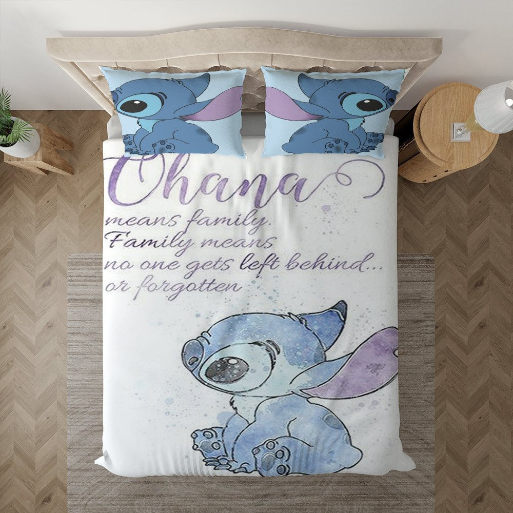 Lilo und Stitch Ohana bedeutet Familie Familie Kinderbettwäsche - Bettwäsche