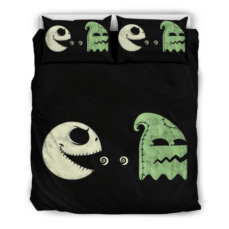 Pacman Jack Skellington Kinderbettwäsche - Bettwäsche