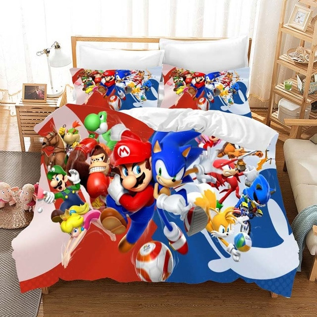Sonic The Hedgehog 44 Kinderbettwäsche - Bettwäsche