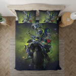 Valentino Rossi Motorradrennen 02 Kinderbettwäsche – Bettwäsche