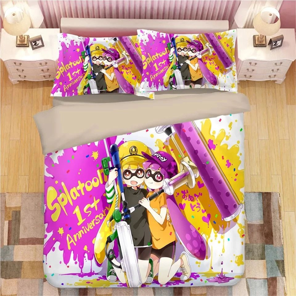 Splatoon 22 Kinderbettwäsche - Bettwäsche