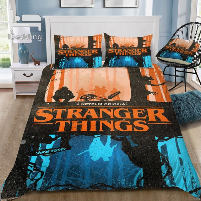 Hot Horror Movie Stranger Things 02 Kinderbettwäsche - Bettwäsche
