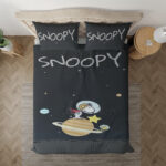 Lustige Snoopy Peanuts Snoopy Woodstock Kinderbettwäsche – Bettwäsche