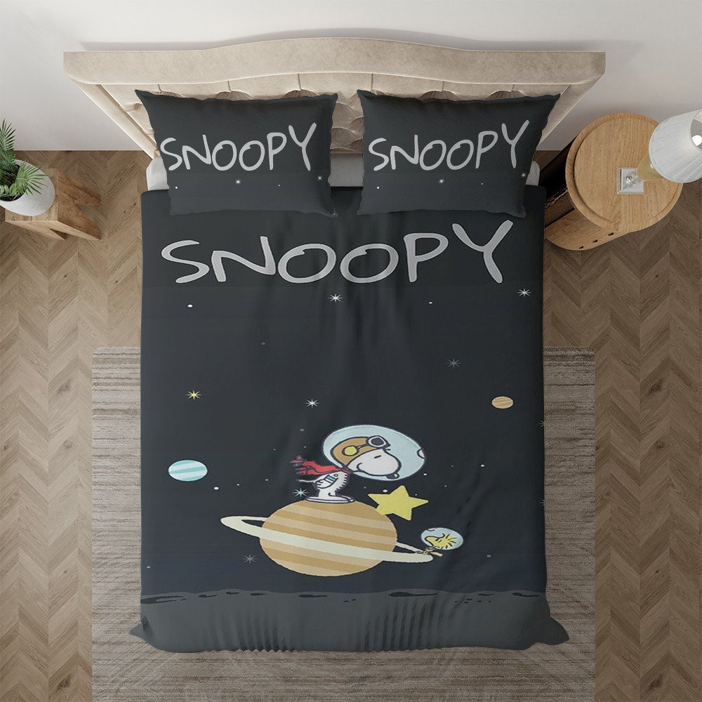 Lustige Snoopy Peanuts Snoopy Woodstock Kinderbettwäsche - Bettwäsche