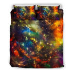 Buntes Universum Galaxy Space Kinderbettwäsche – Bettwäsche
