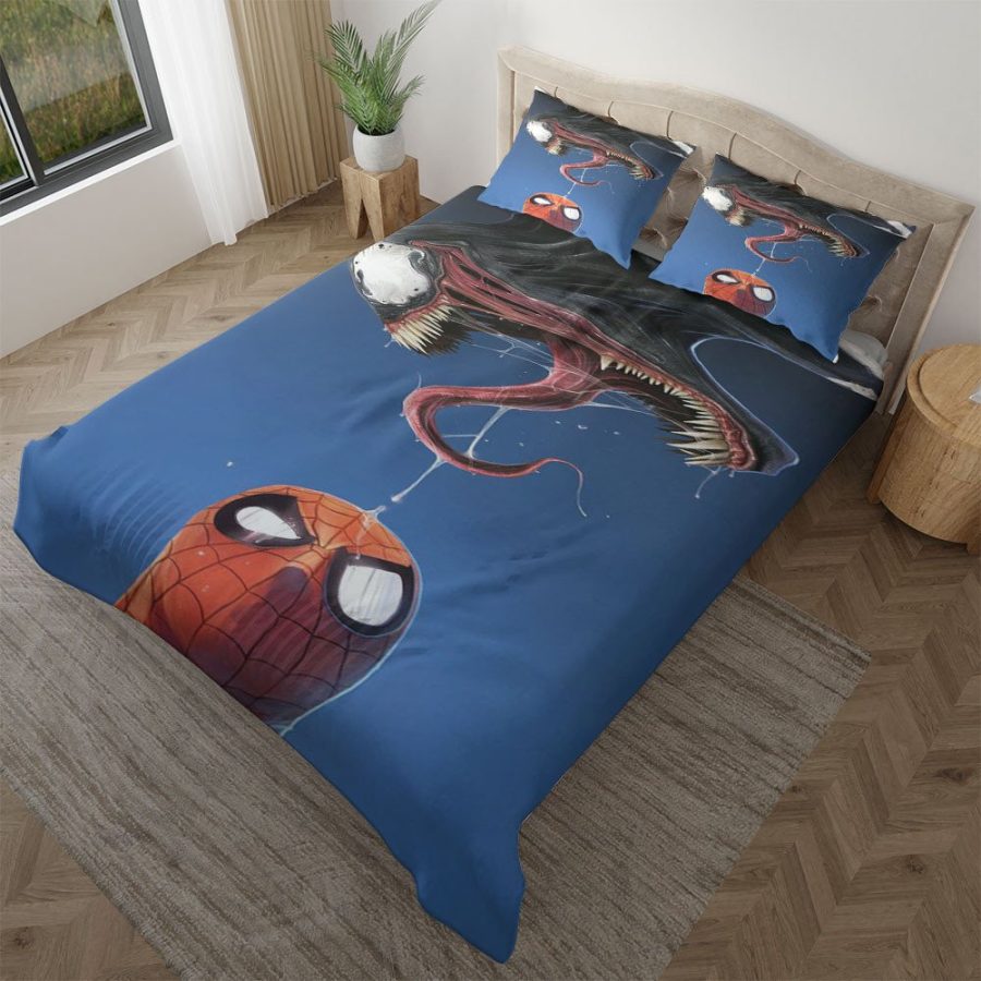 Spider Man Venom Filme Fan Geschenk Spider Man Venom Kinderbettwäsche - Bettwäsche – Bild 3