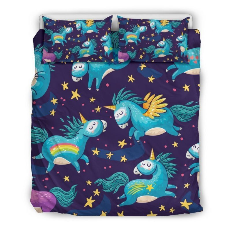 Nachtstern Einhorn Kinderbettwäsche - Bettwäsche
